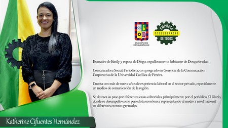 Acto de posesión de la nueva Jefe de Prensa y comunicaciones Katherine Cifuentes