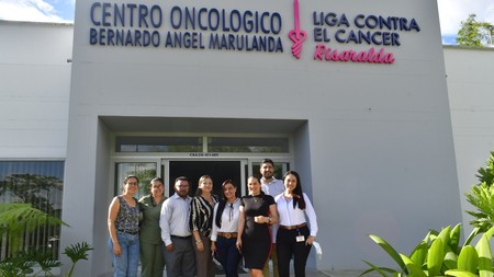 visita de monitoreo e inspección que realizó el equipo profesional de la Secretaría de Salud y Seguridad Social al nuevo Centro Oncológico Bernardo Ángel Marulanda, ubicado en la Avenida Romelia – El Pollo de Dosquebradas.