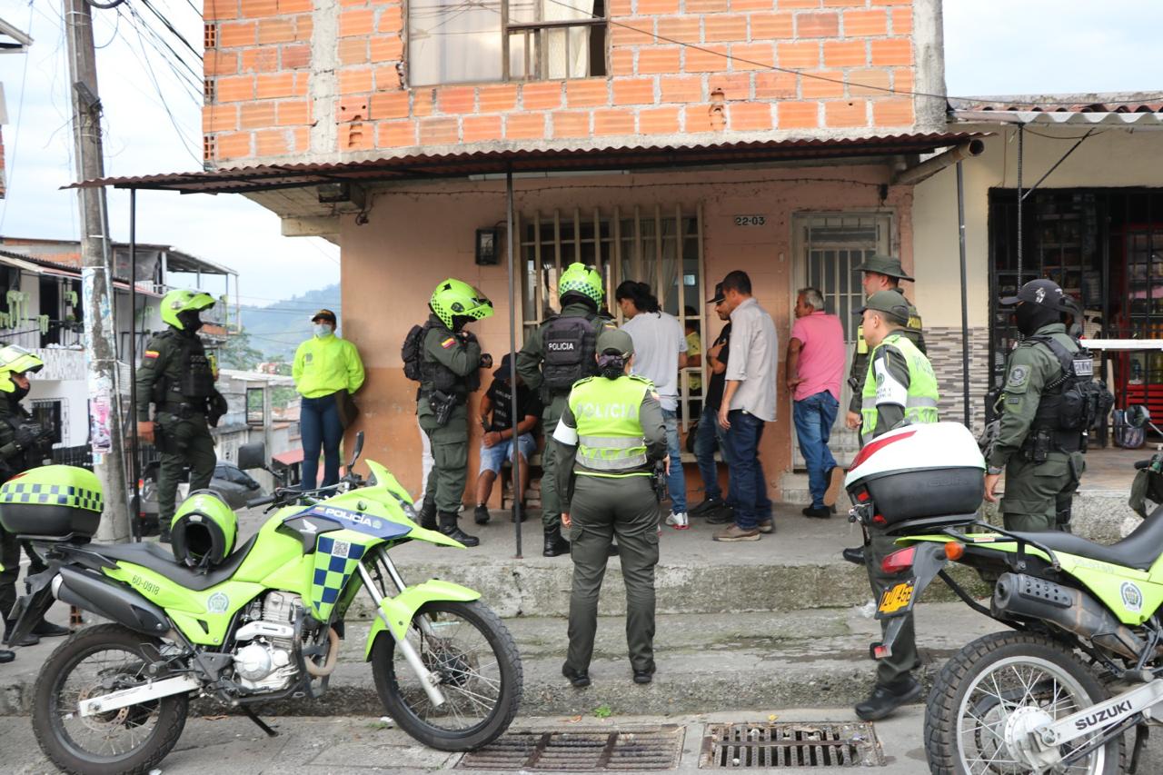 Tres grupos especiales de la Policía Nacional apoyan la Semana Santa en Dosquebradas