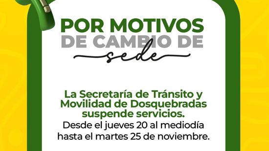  Después de 25 años, la Secretaría de Tránsito de Dosquebradas se transforma para escribir una nueva historia