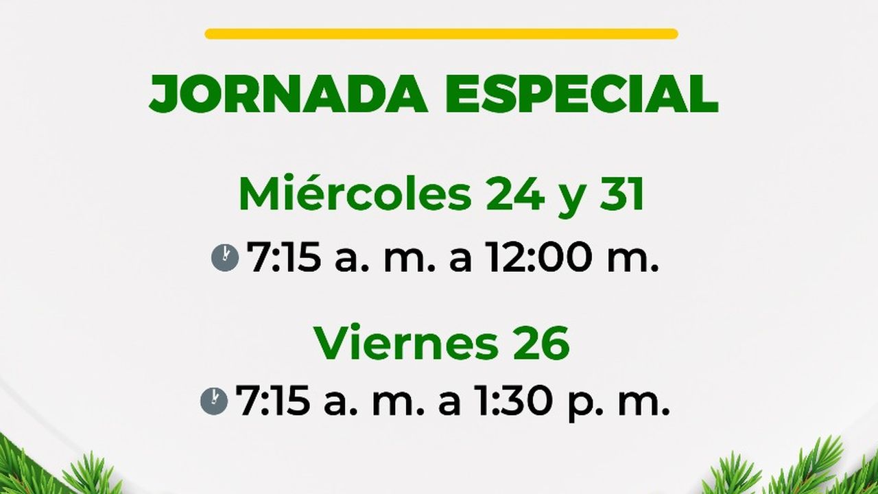 Alcaldía de Dosquebradas brindará atención al público en jornada especial los días 24, 26 y 31 de diciembre